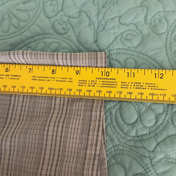 511 Plus Mens Button Up Collared Shirt Grey Plaid with Pockets 2XL lightweight - Picture 10 of 10